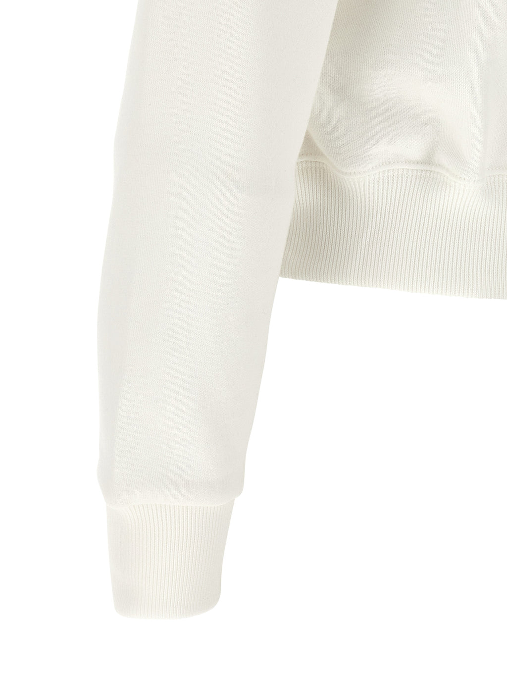 White Cotton Sweatshirt