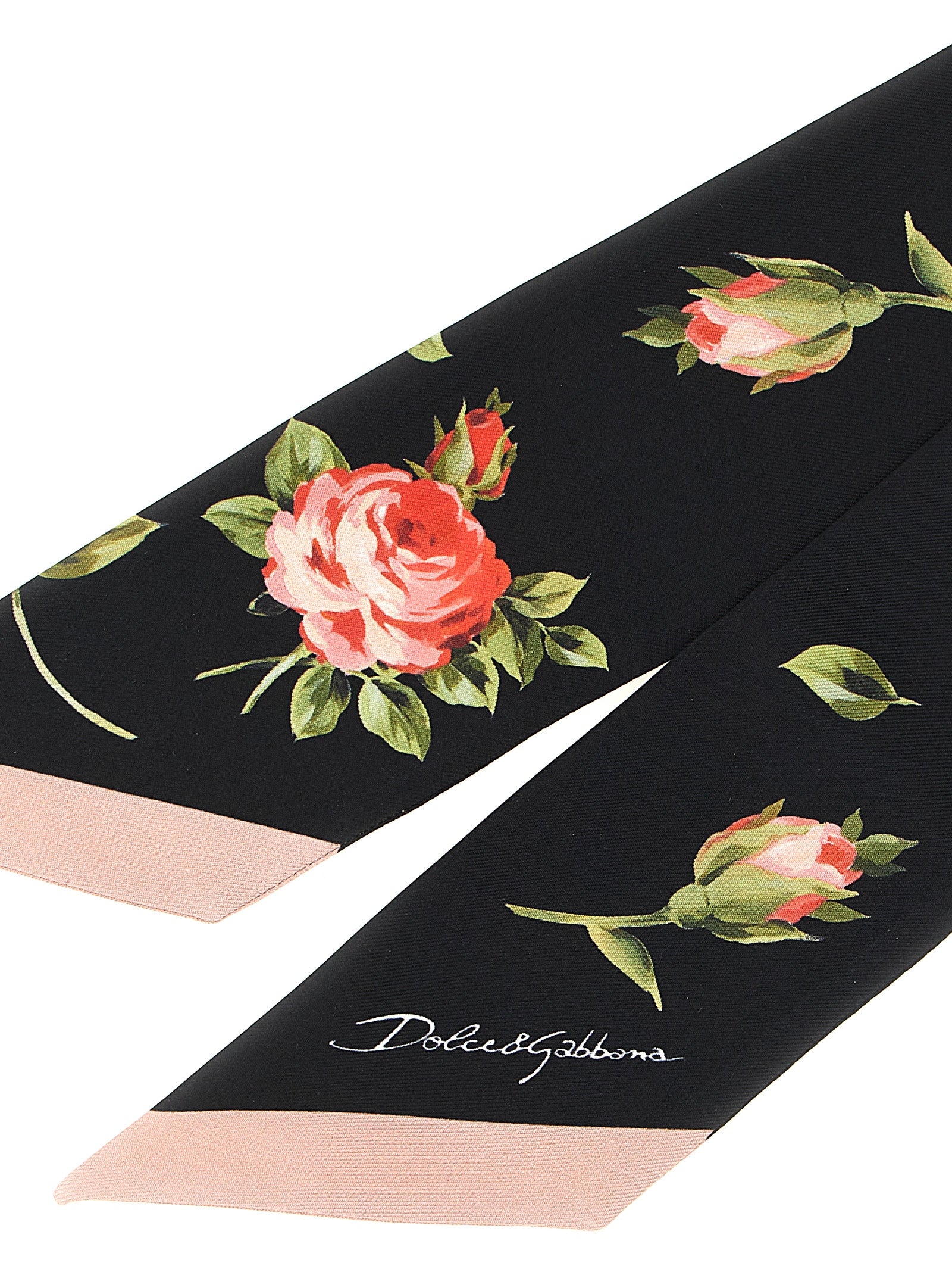 Black Silk Foulard