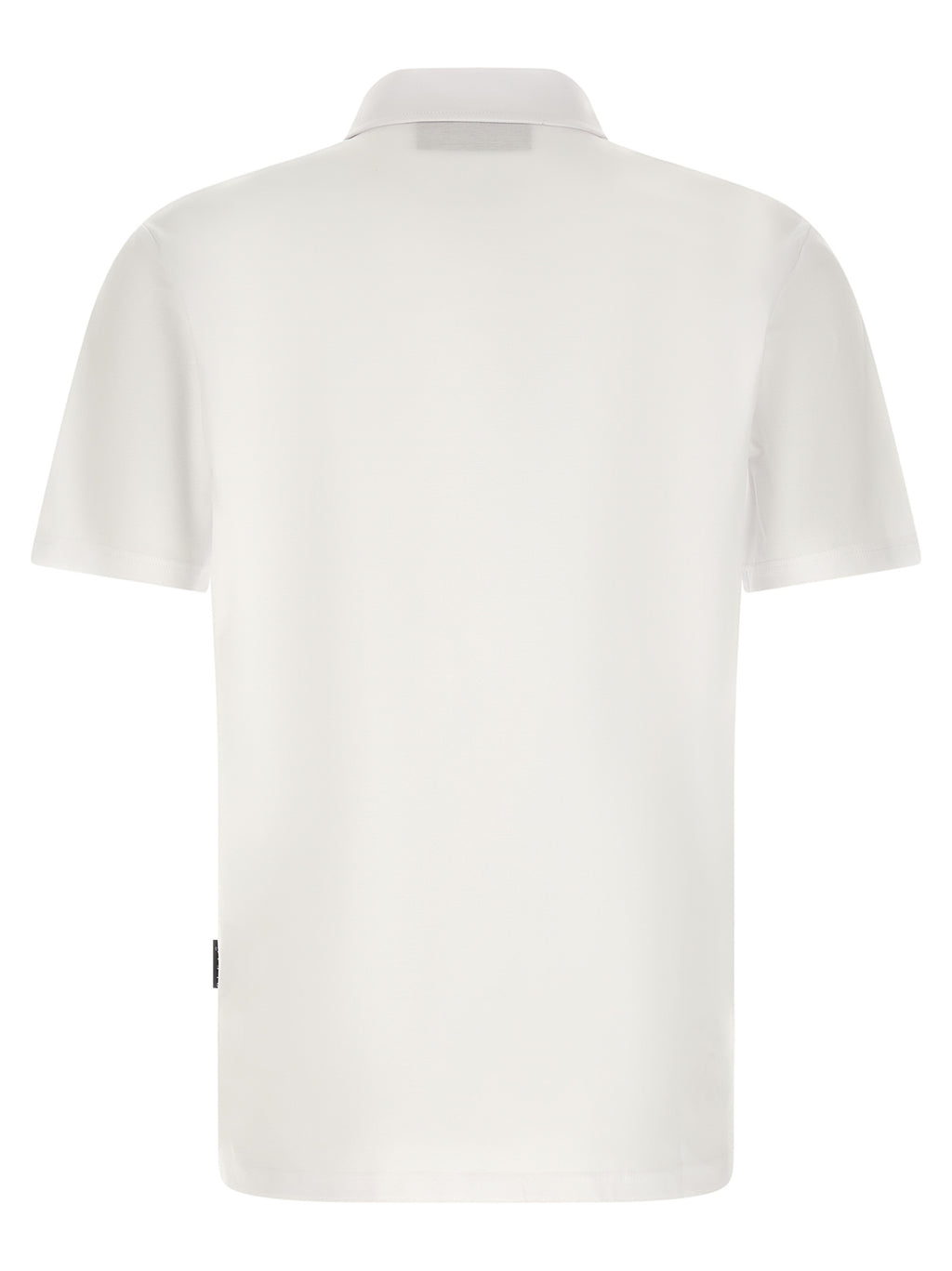 White Cotton Polo Shirt