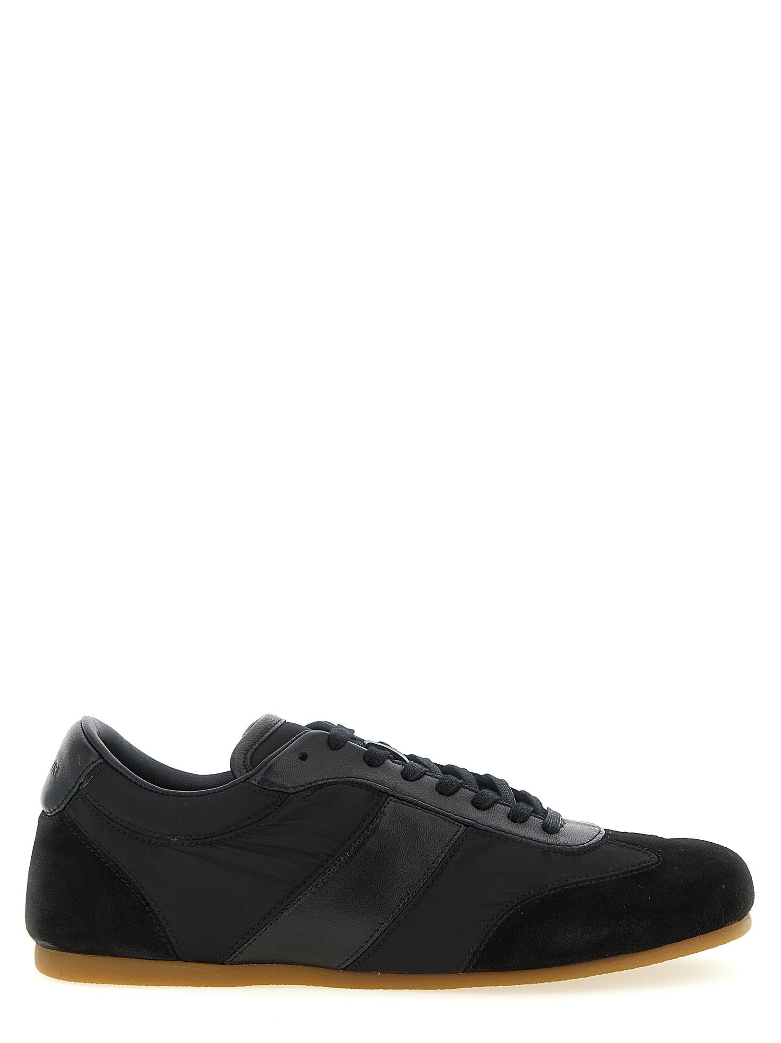 Black Polyamide Athletic Sneakers
