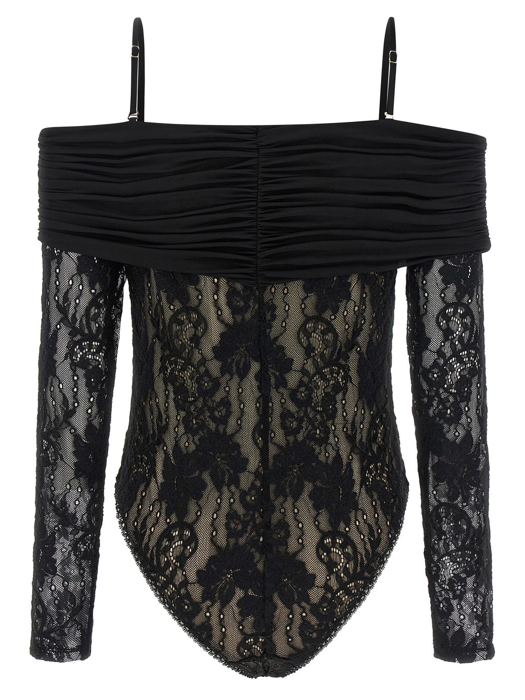 Black Polyamide Bodysuit
