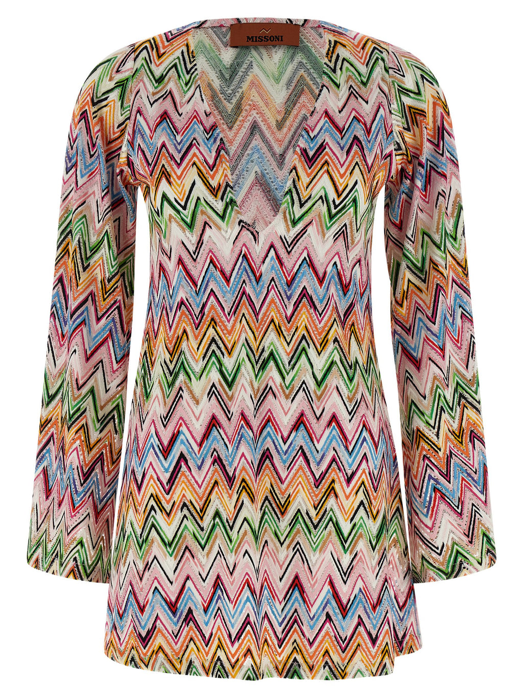 Multicolor Viscose Short Dress