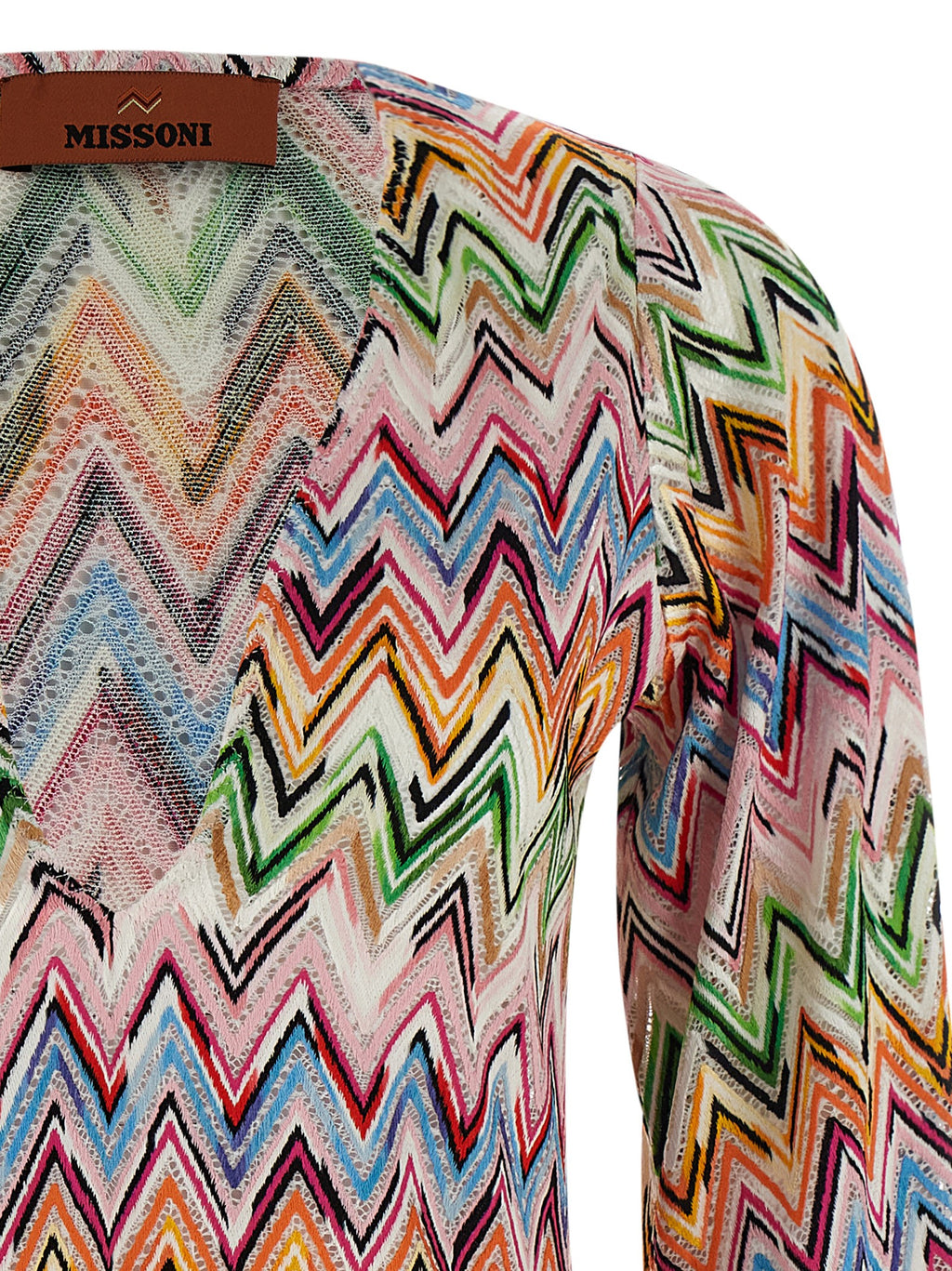 Multicolor Viscose Short Dress