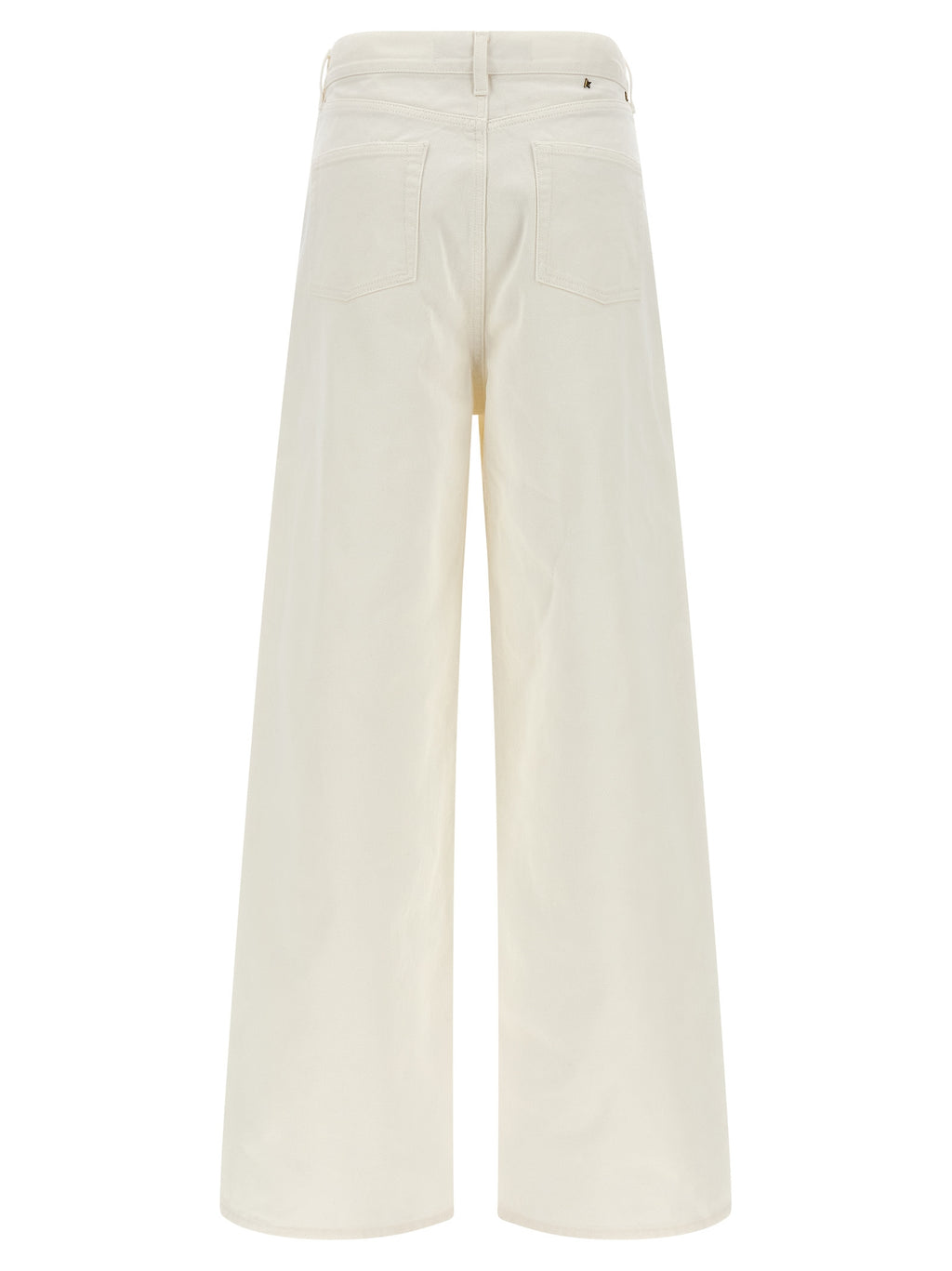 White Cotton Boyfriend Jeans