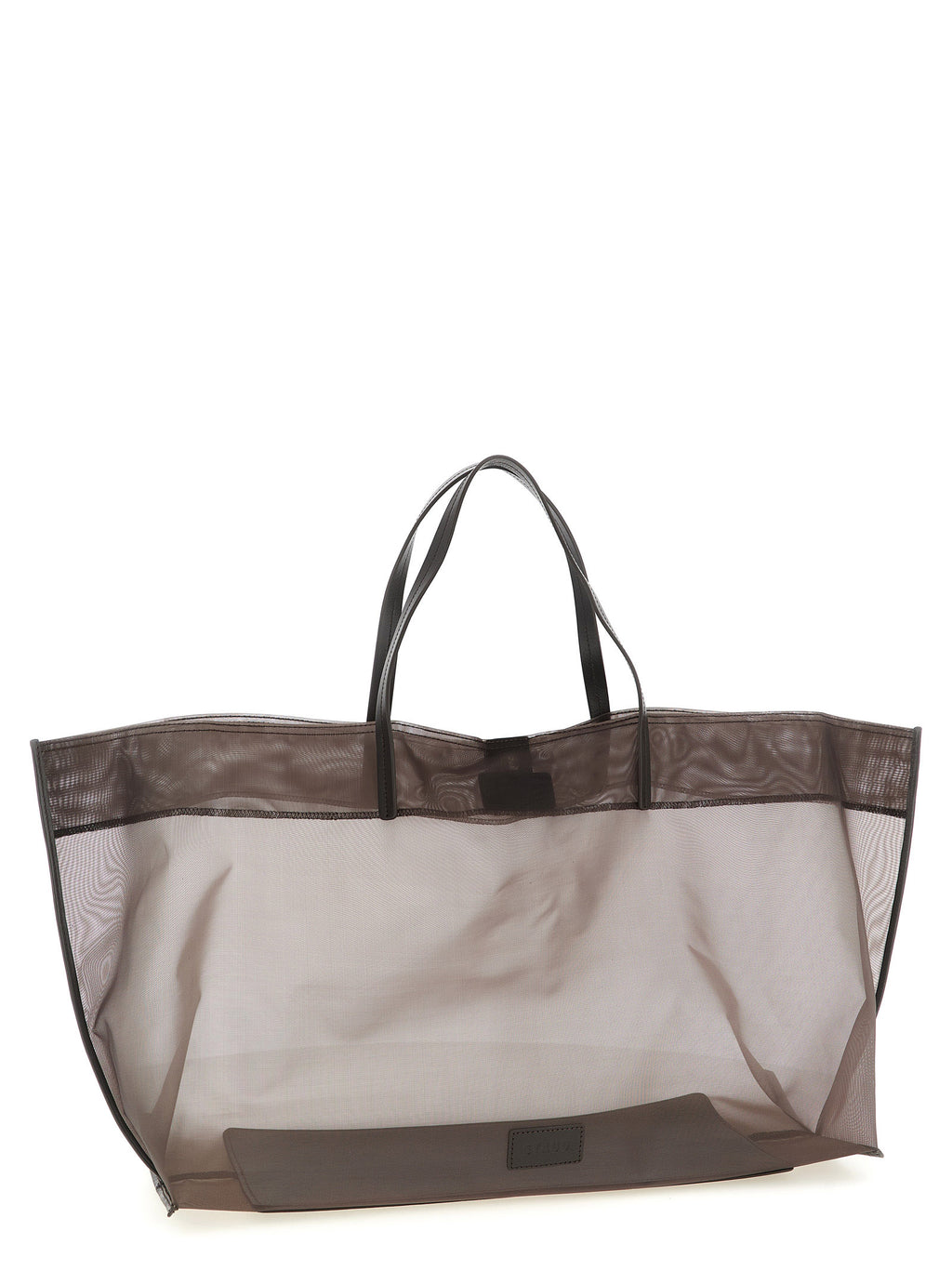 Brown Polyamide Tote Bag