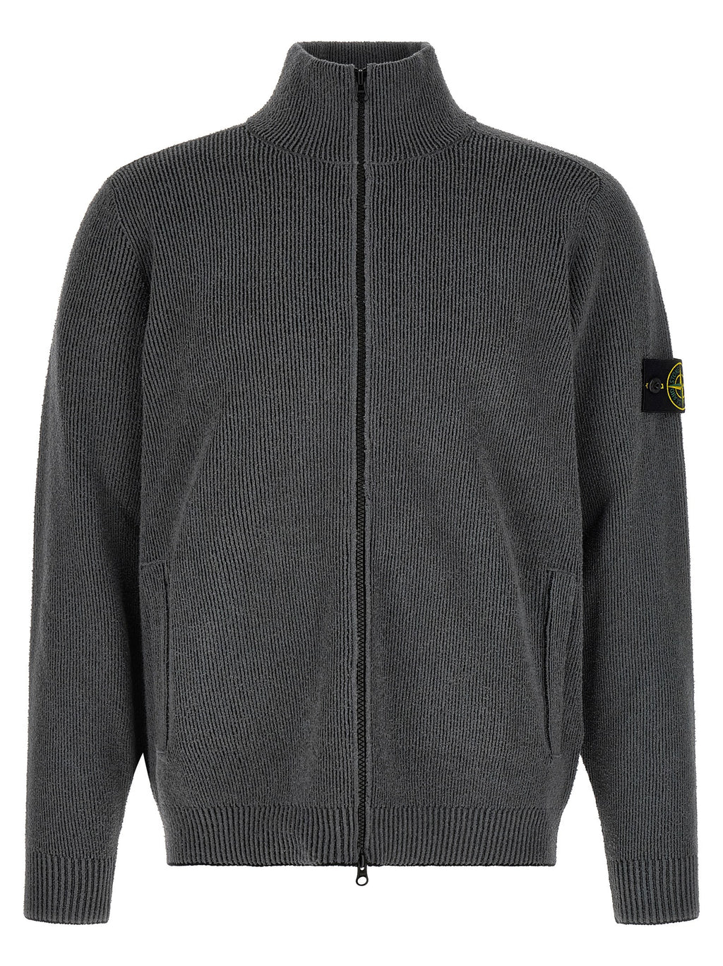 Gray Cotton Cardigan