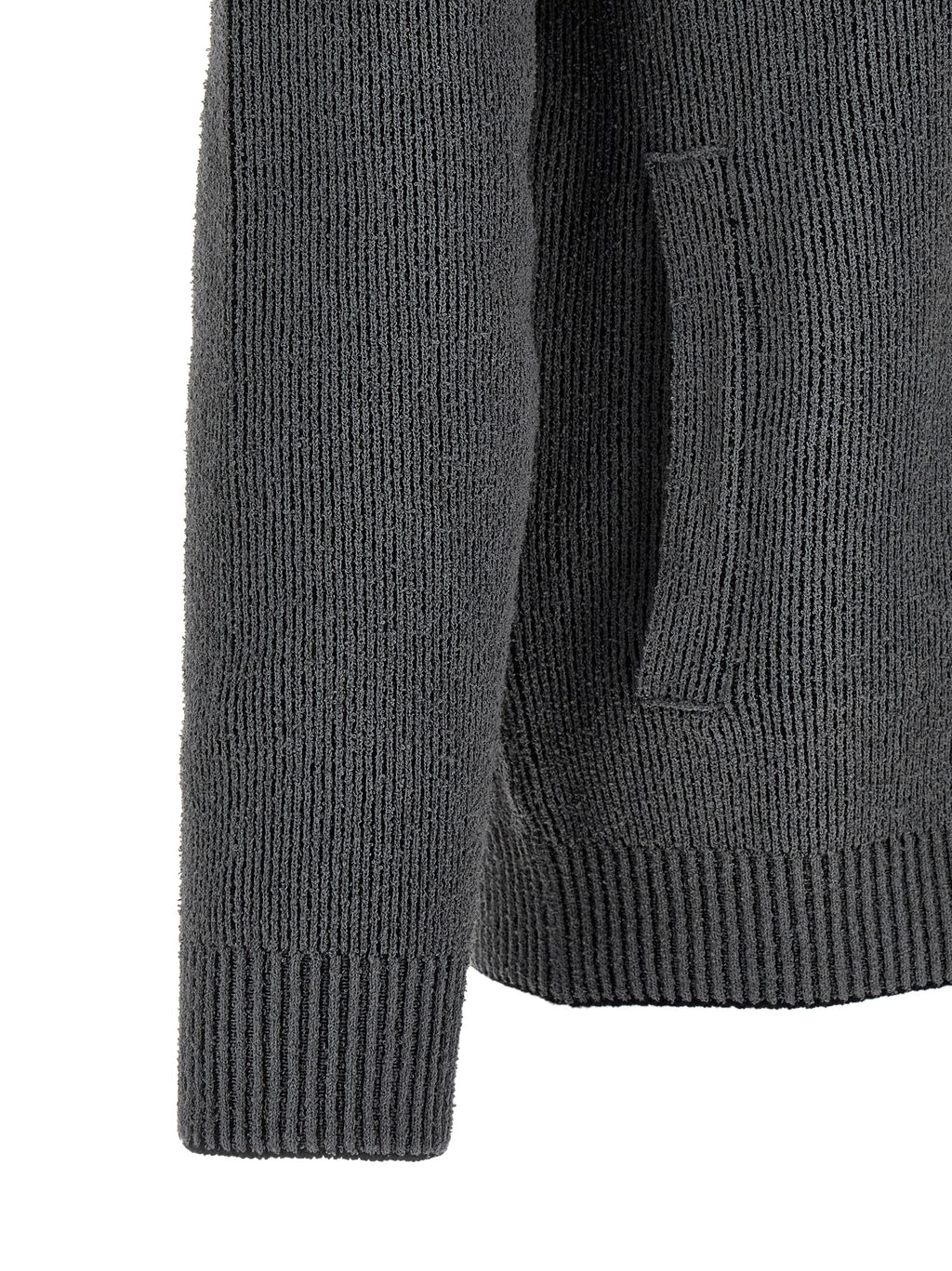 Gray Cotton Cardigan
