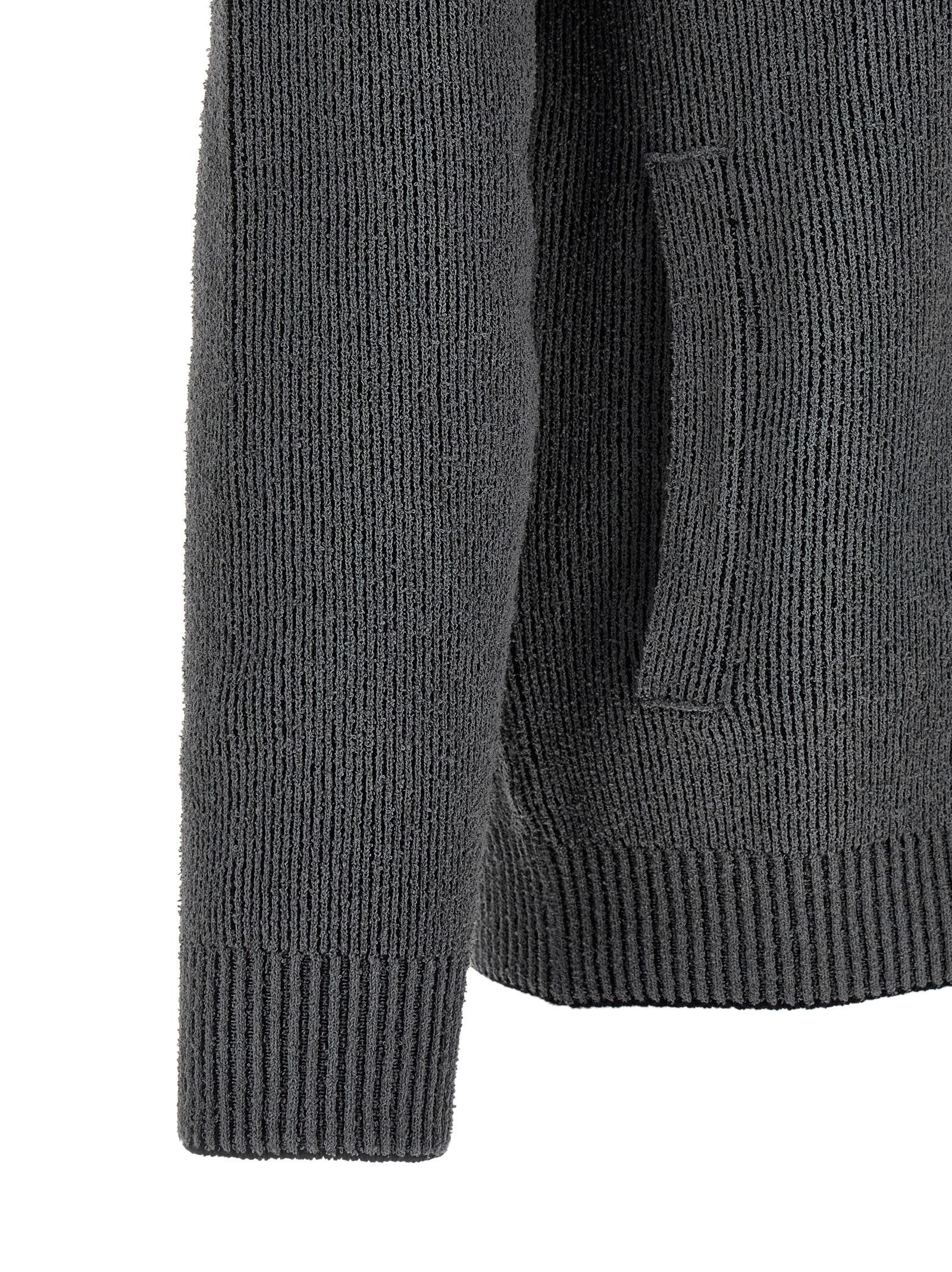 Gray Cotton Cardigan