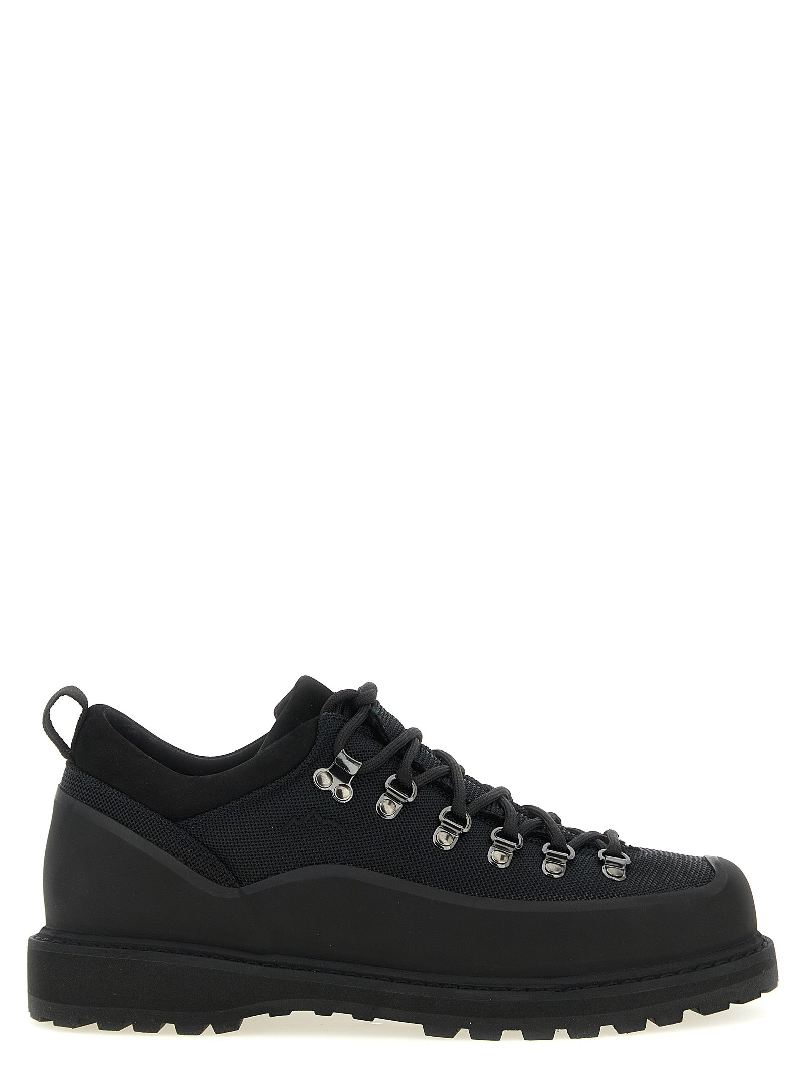 Black Polyamide Ankle Boots
