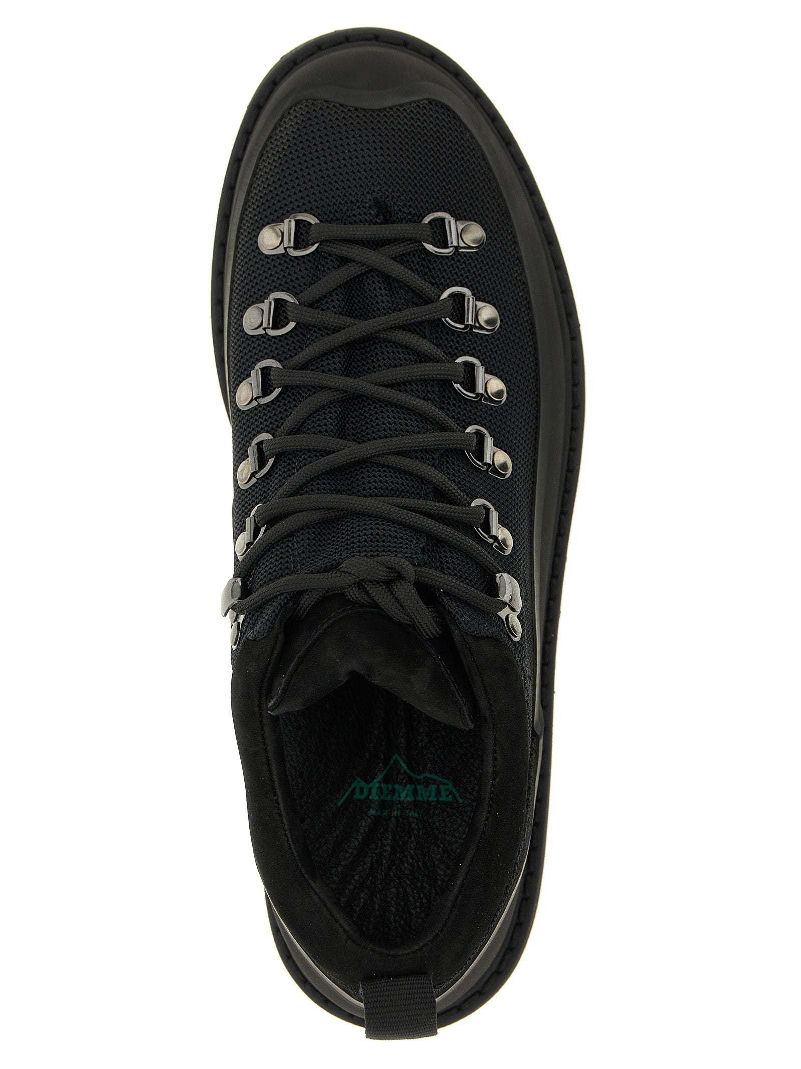 Black Polyamide Ankle Boots