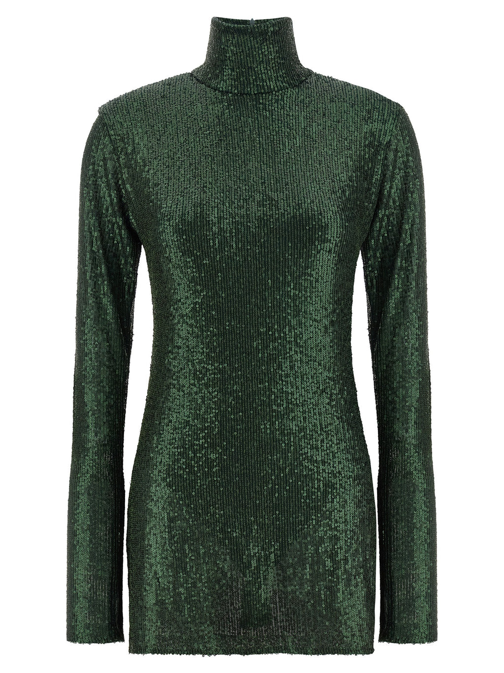 Bicolor Polyester Short Dress