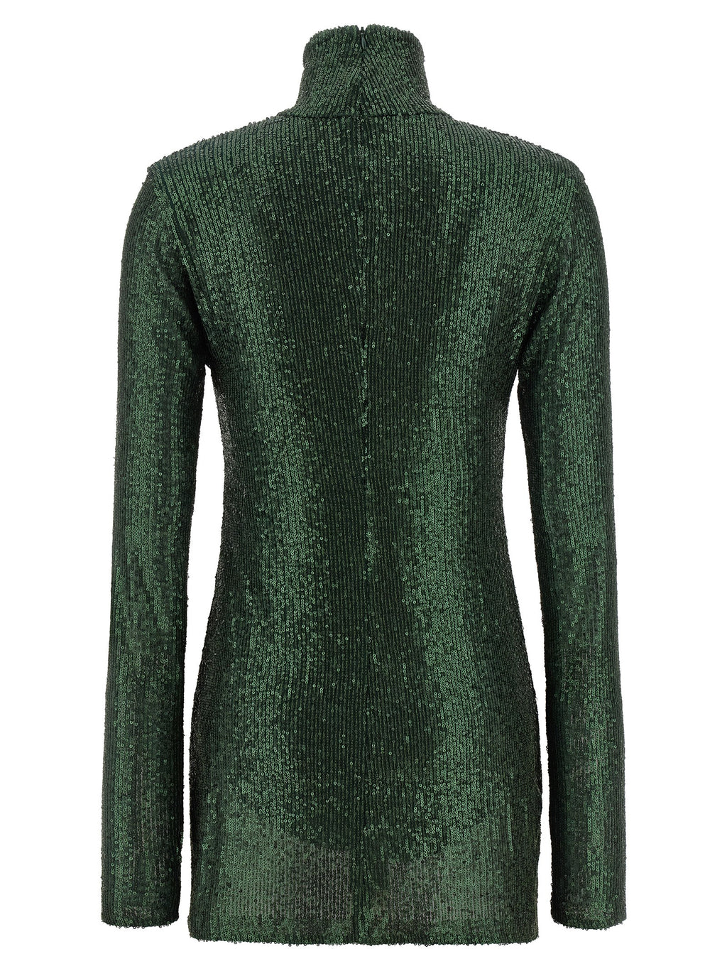 Bicolor Polyester Short Dress