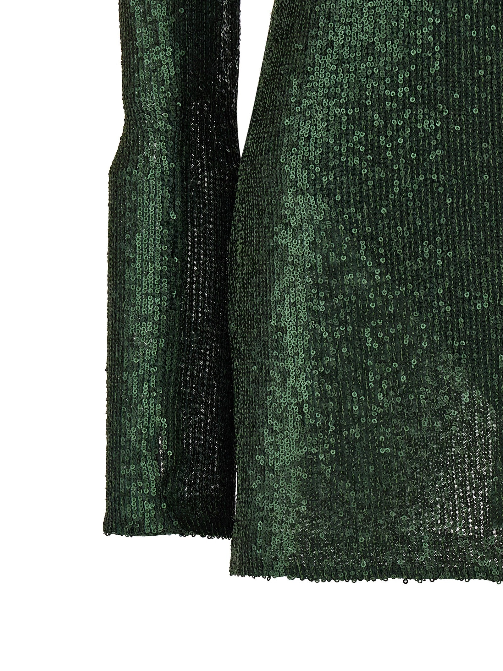 Bicolor Polyester Short Dress