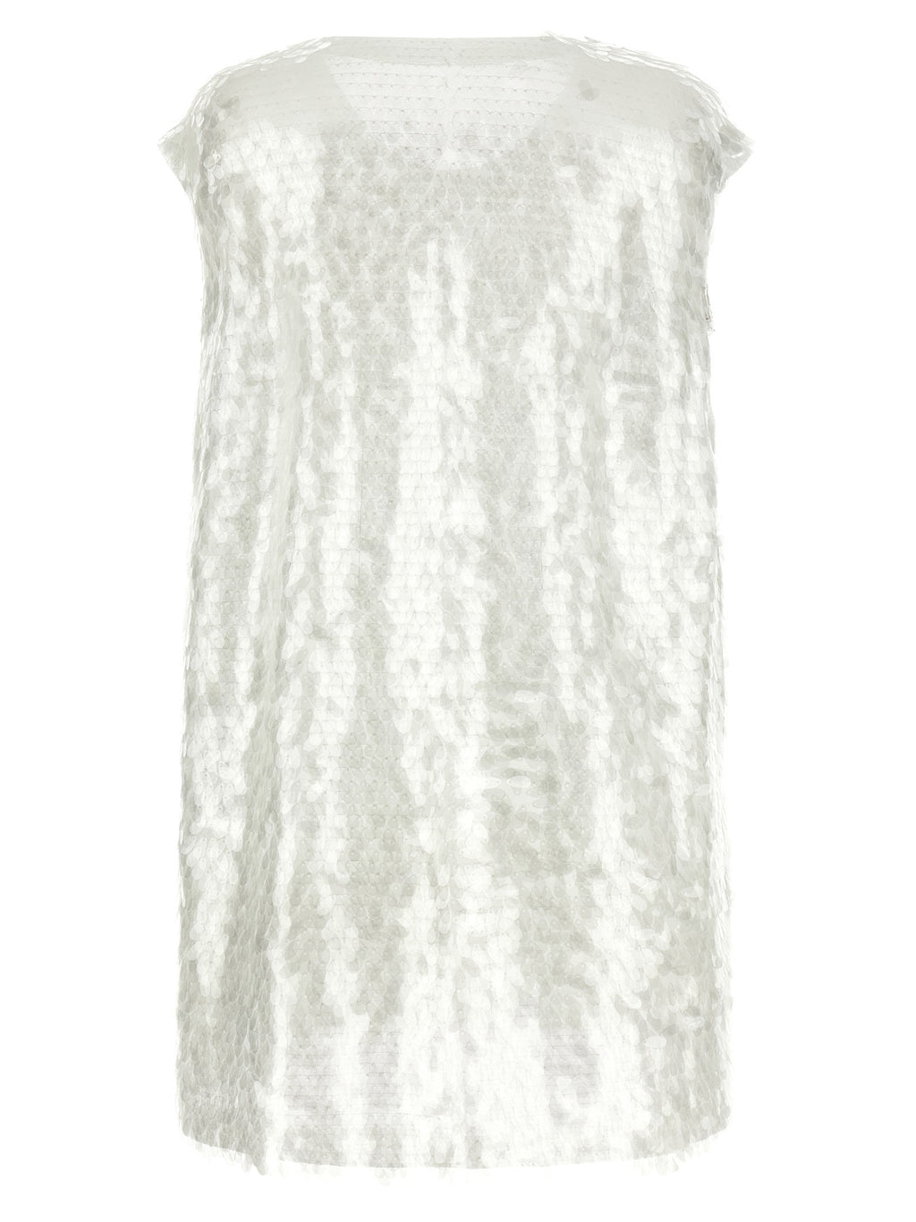 White Polyamide Tank Tops