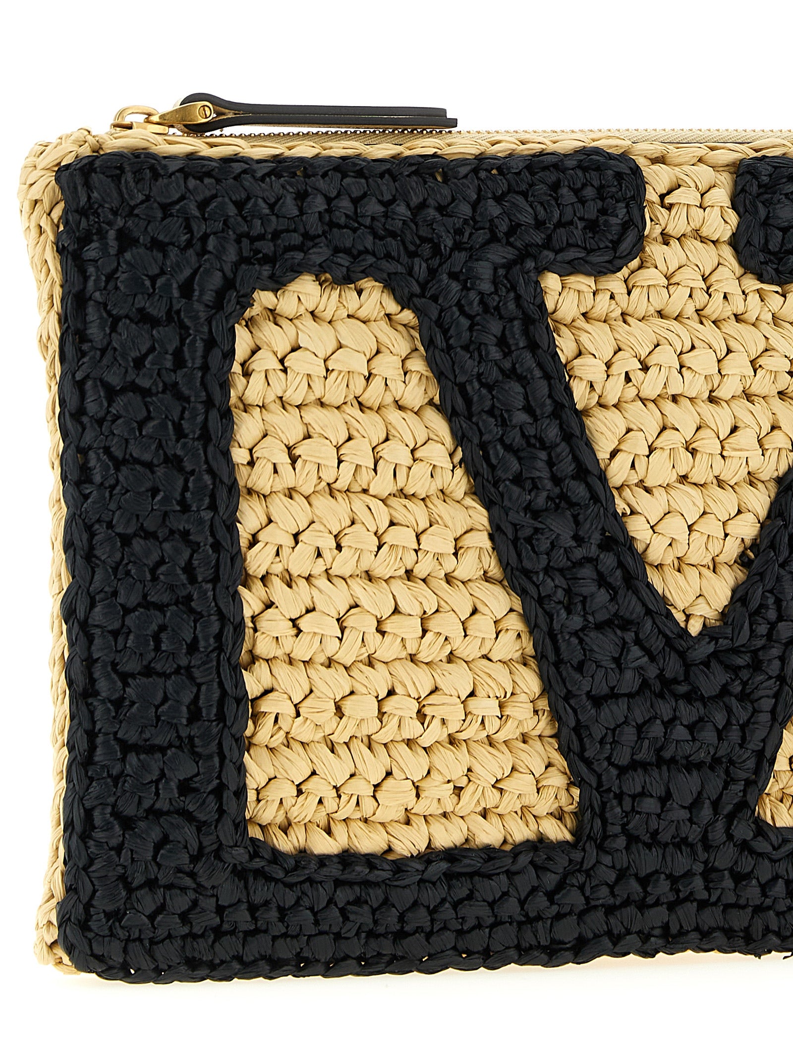Black Viscose Clutch Bag