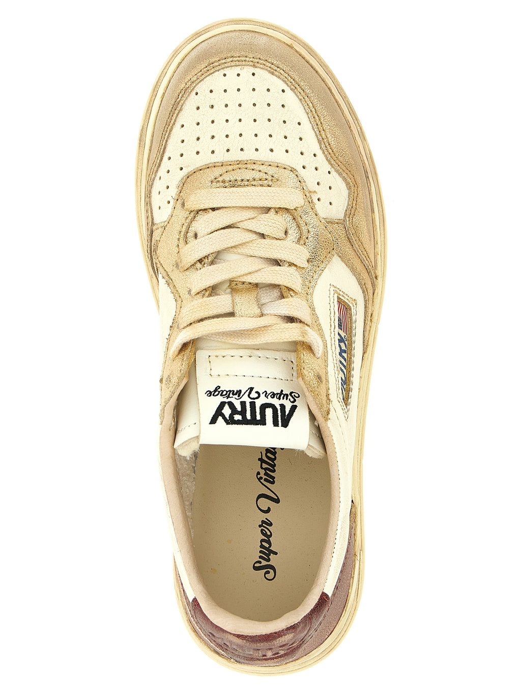Multicolor Cowhide Low Top Sneakers