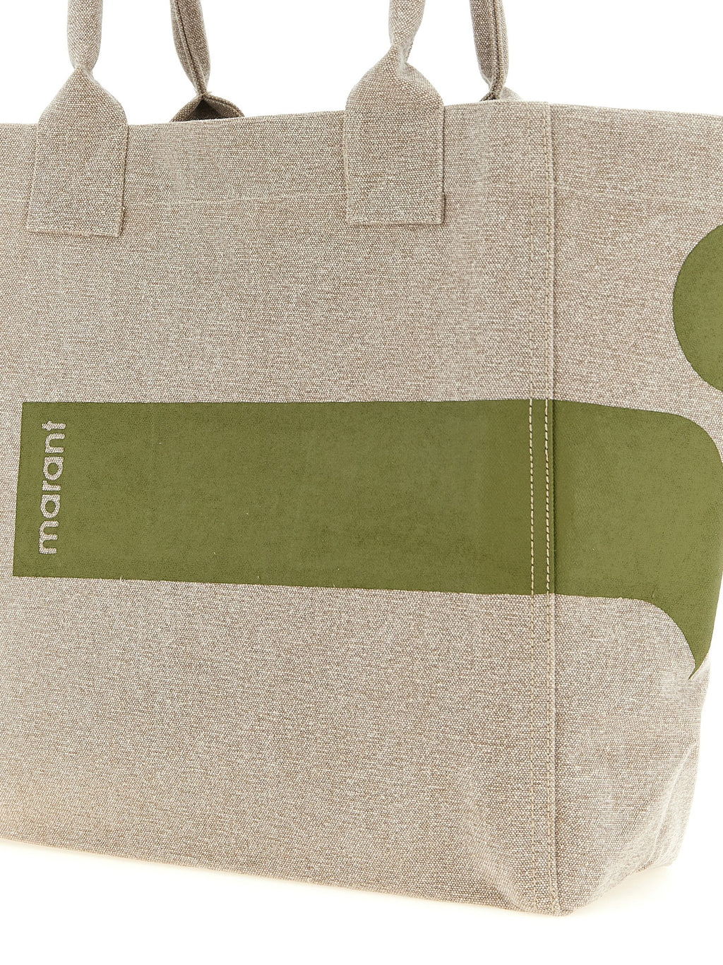 Bicolor Cotton Tote Bag