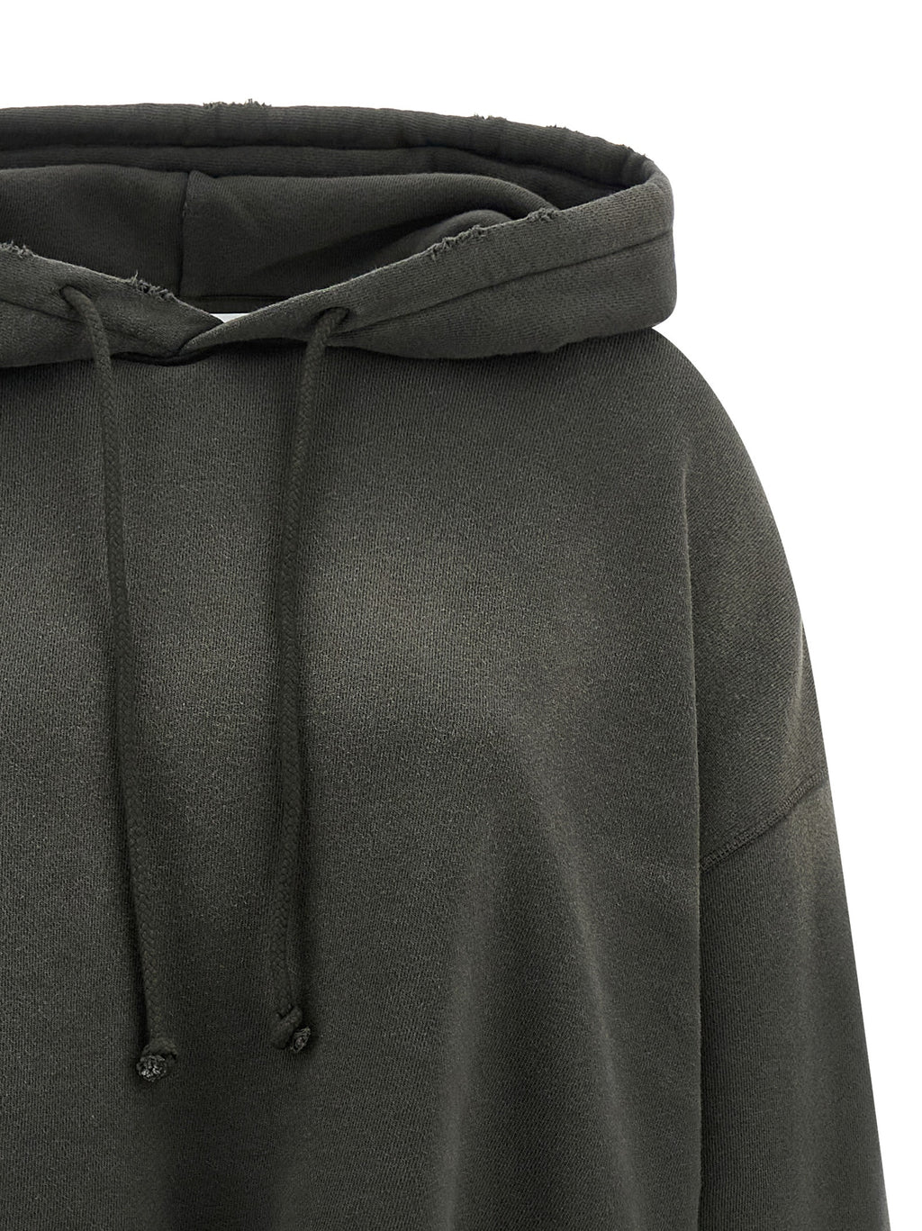 Gray Cotton Hoodie