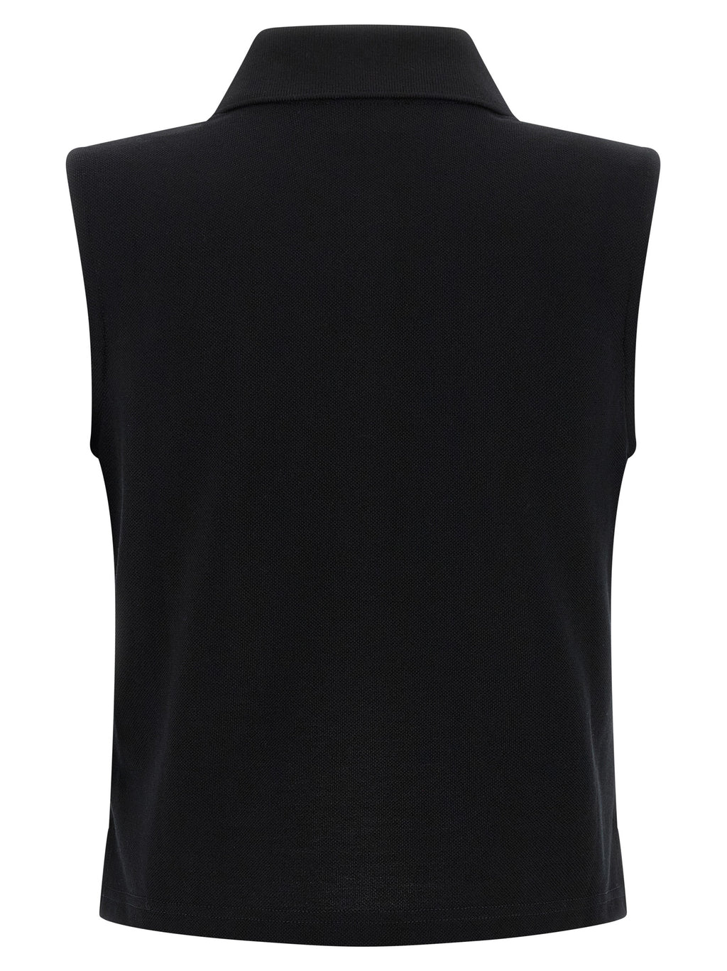 Black Cotton Polo Shirt