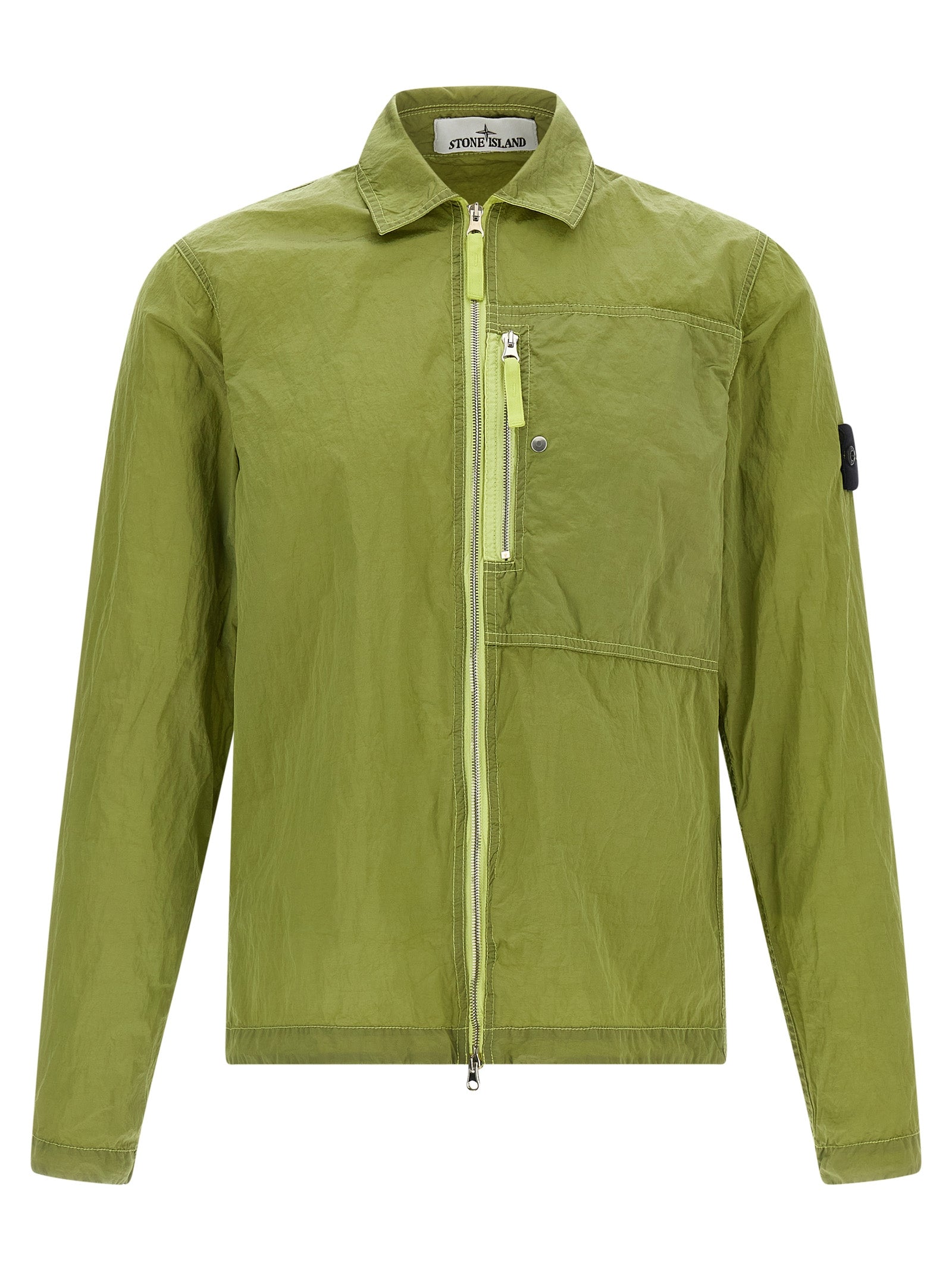 Bicolor Polyamide Blouse