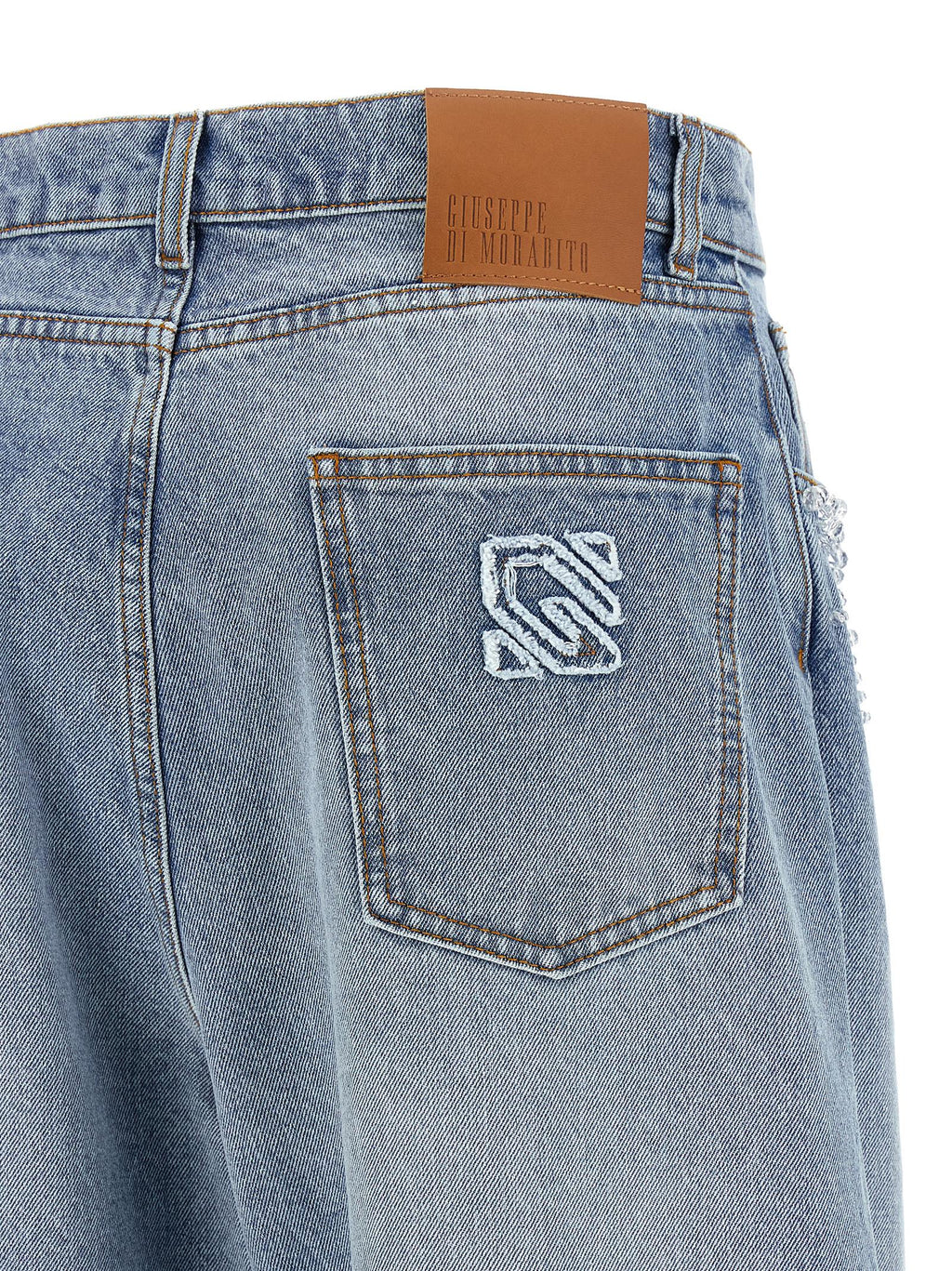 Blue Cotton Jeans Denim