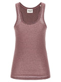 Multicolor Cotton Sleeveles T-Shirt