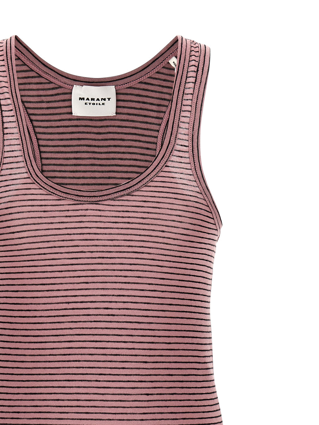 Multicolor Cotton Sleeveles T-Shirt