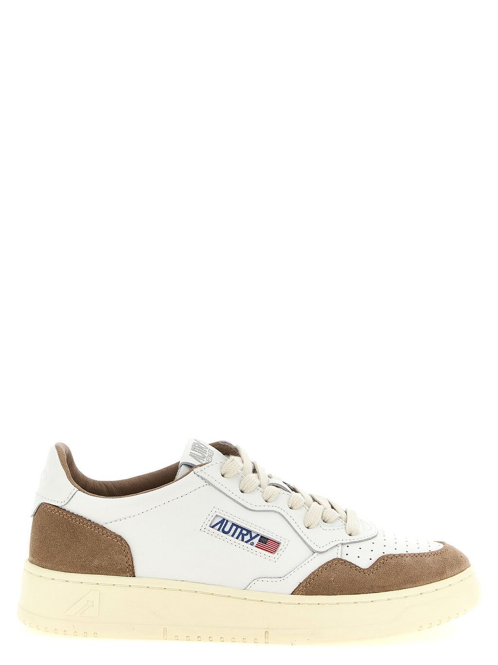 Brown Cowhide Low Top Sneakers