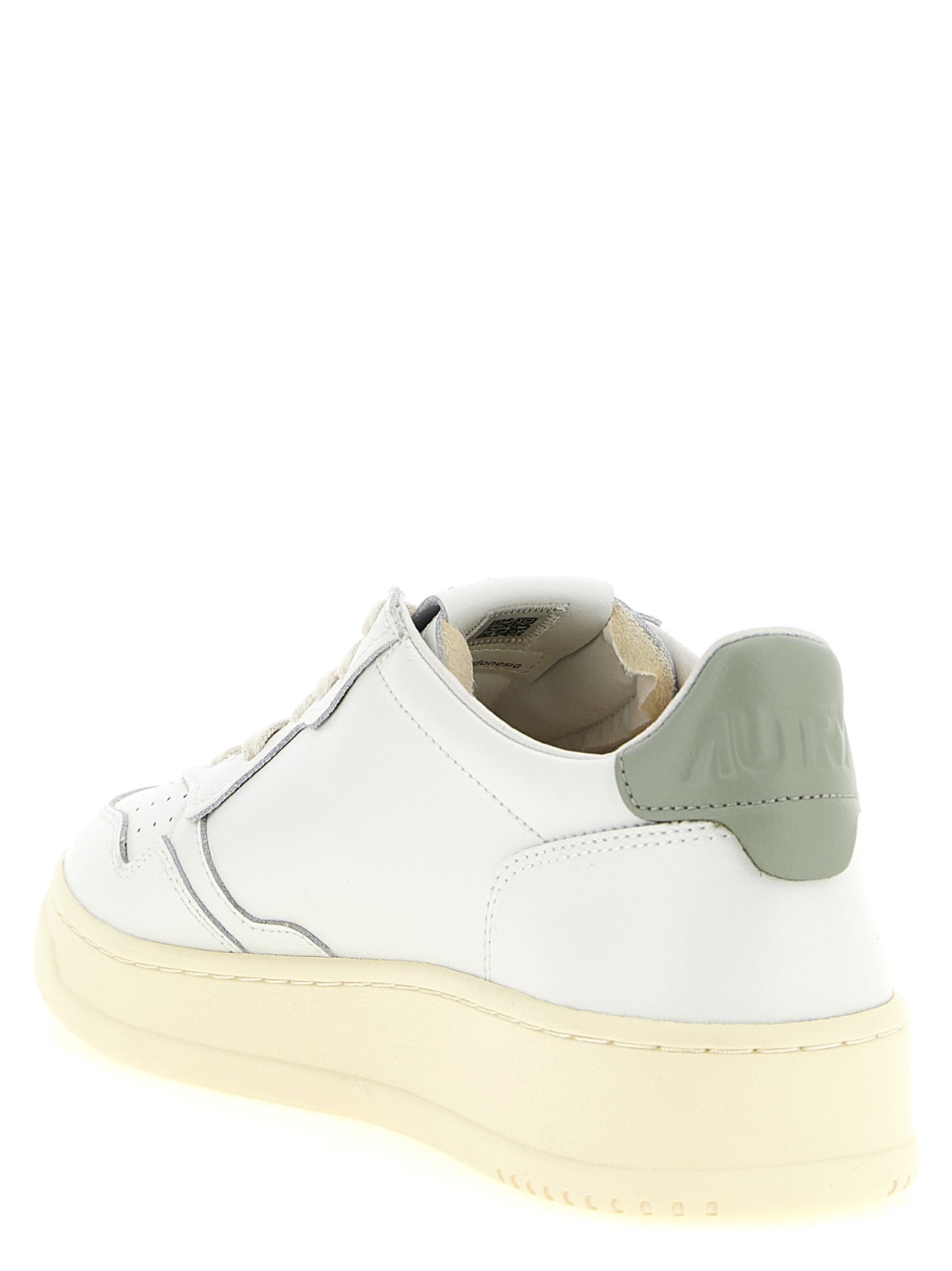 Bicolor Cowhide Low Top Sneakers