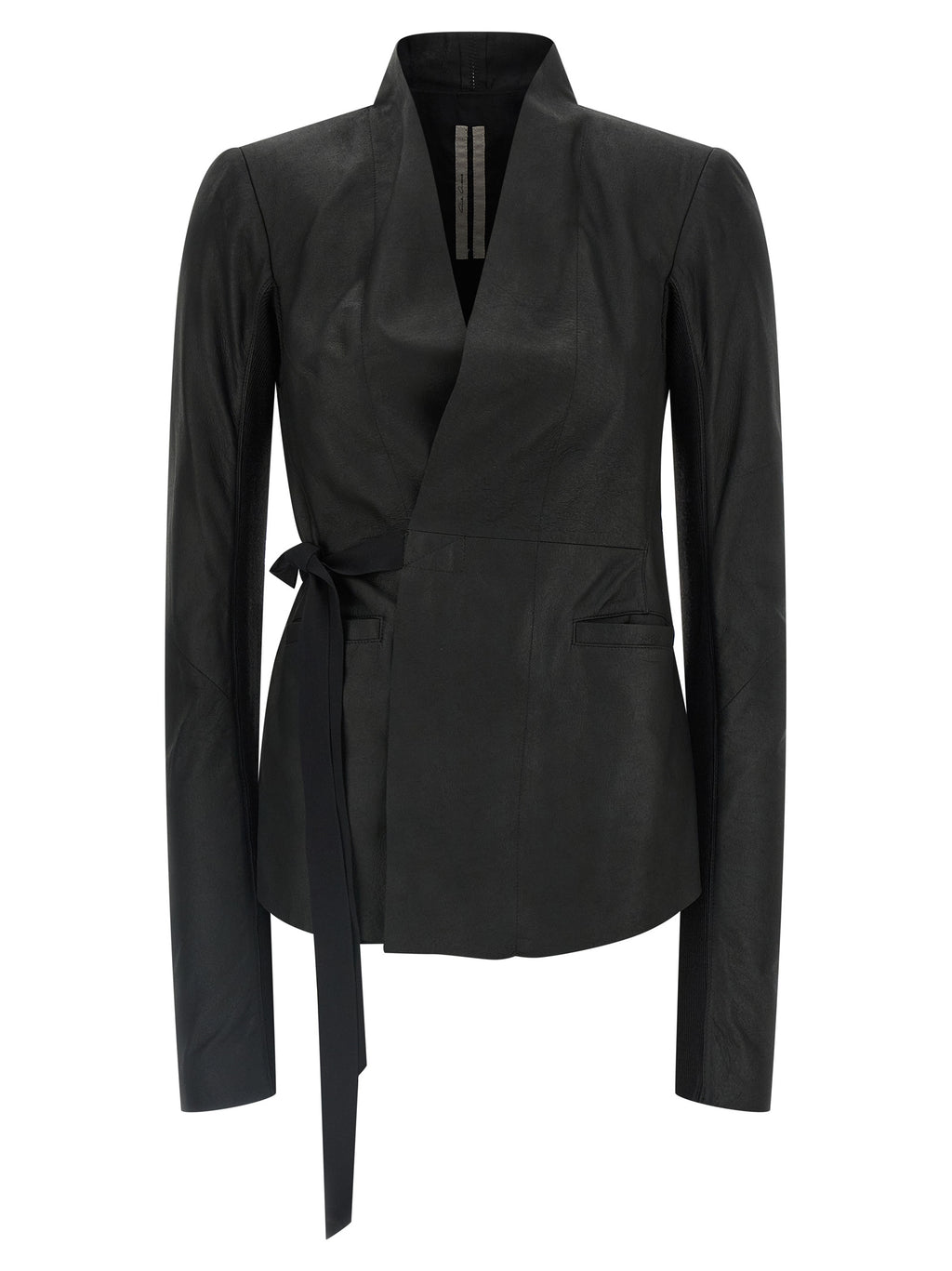 Black Lamb Leather Leather Jacket