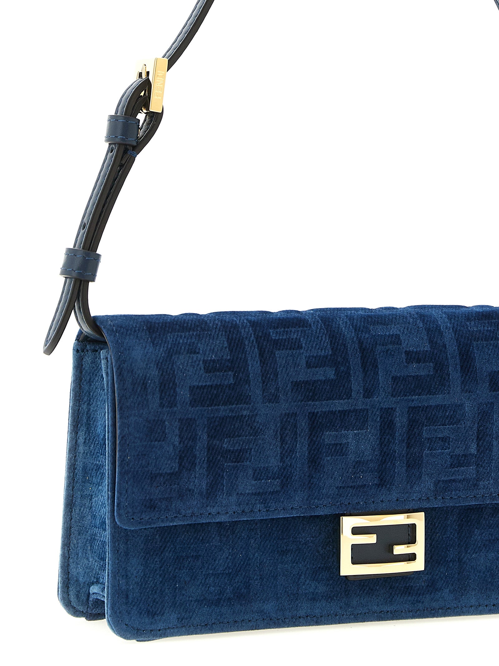 Blue Cotton Cardholder