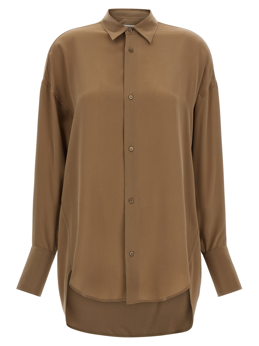 Brown Silk Blouse