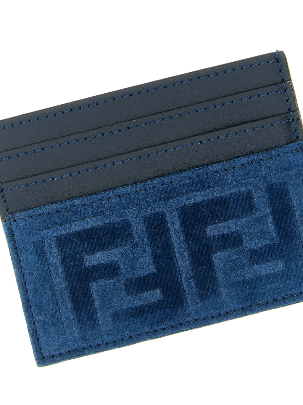 Blue Cotton Cardholder