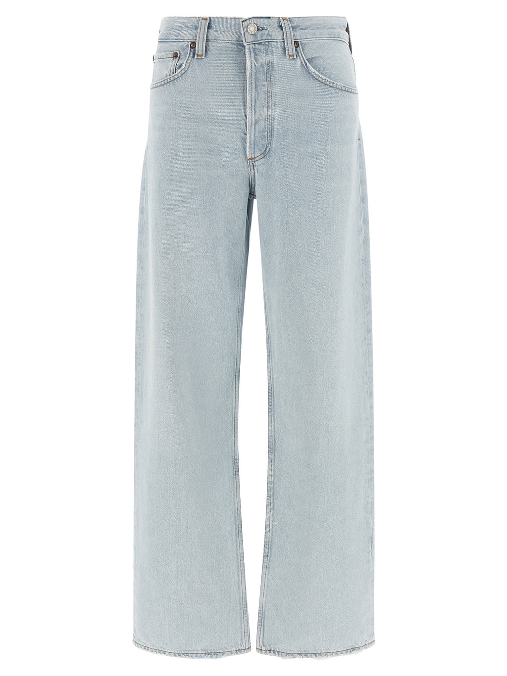 Blue Cotton Relaxed Fit Jeans