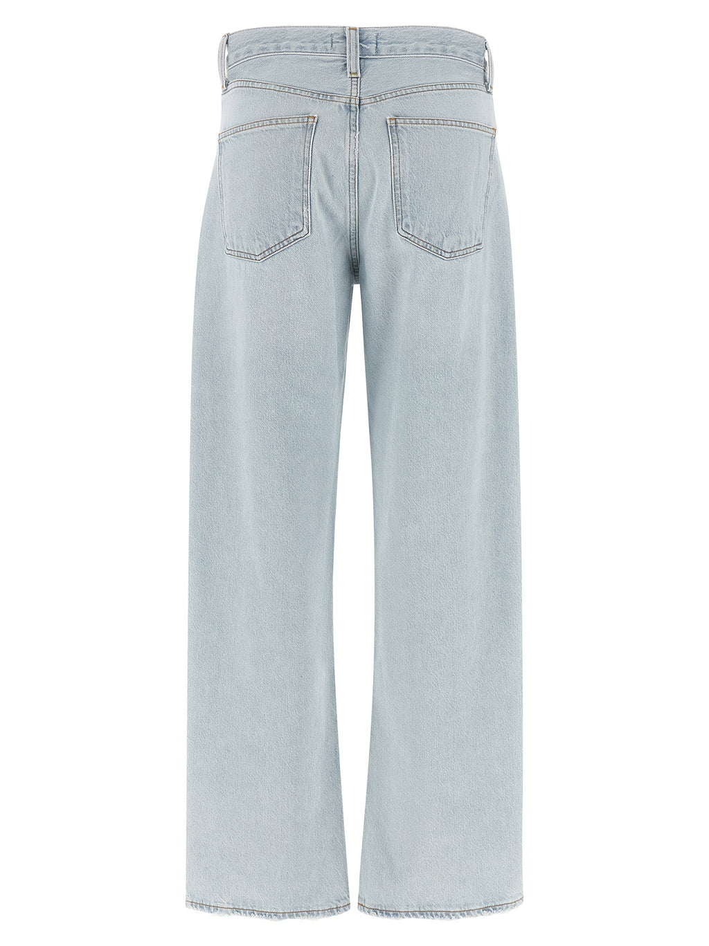 Blue Cotton Relaxed Fit Jeans
