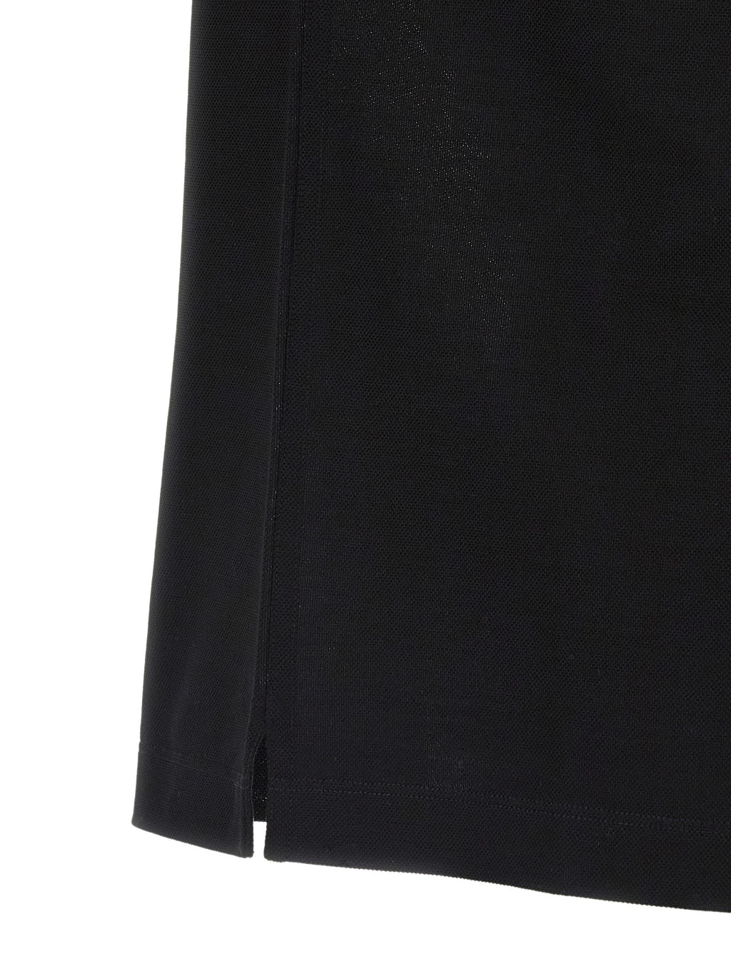 Black Cotton Polo Shirt