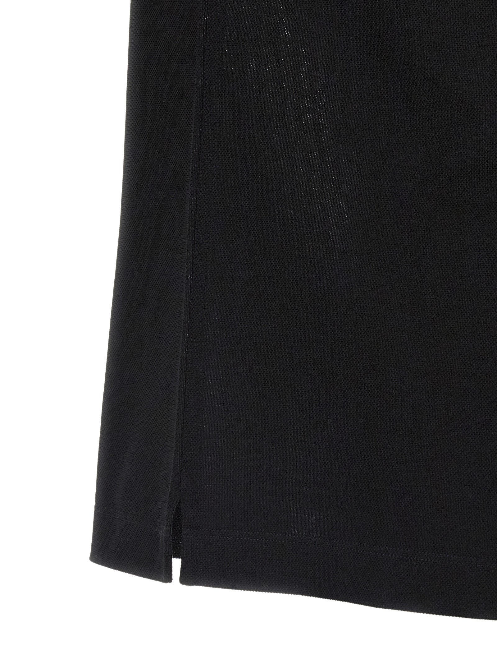 Black Cotton Polo Shirt