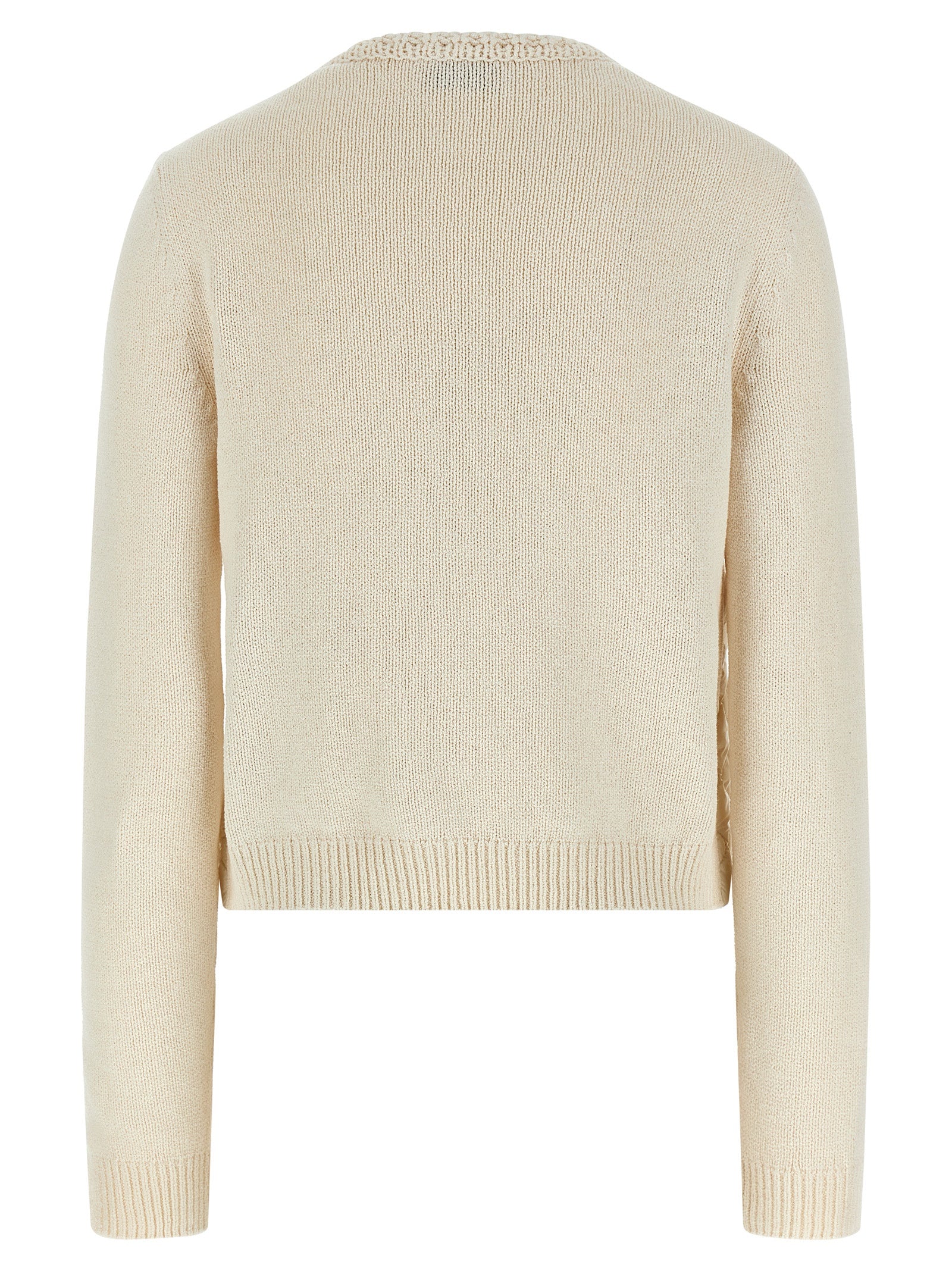 Beige Cotton Cardigan