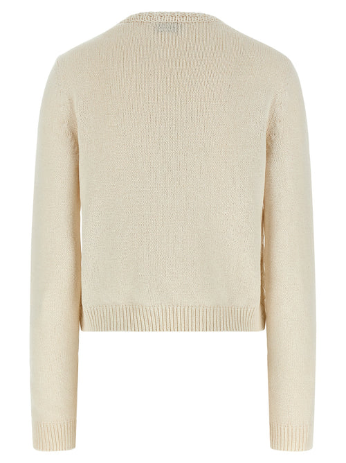 Beige Cotton Cardigan