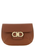 Brown Calfskin Crossbody Bag