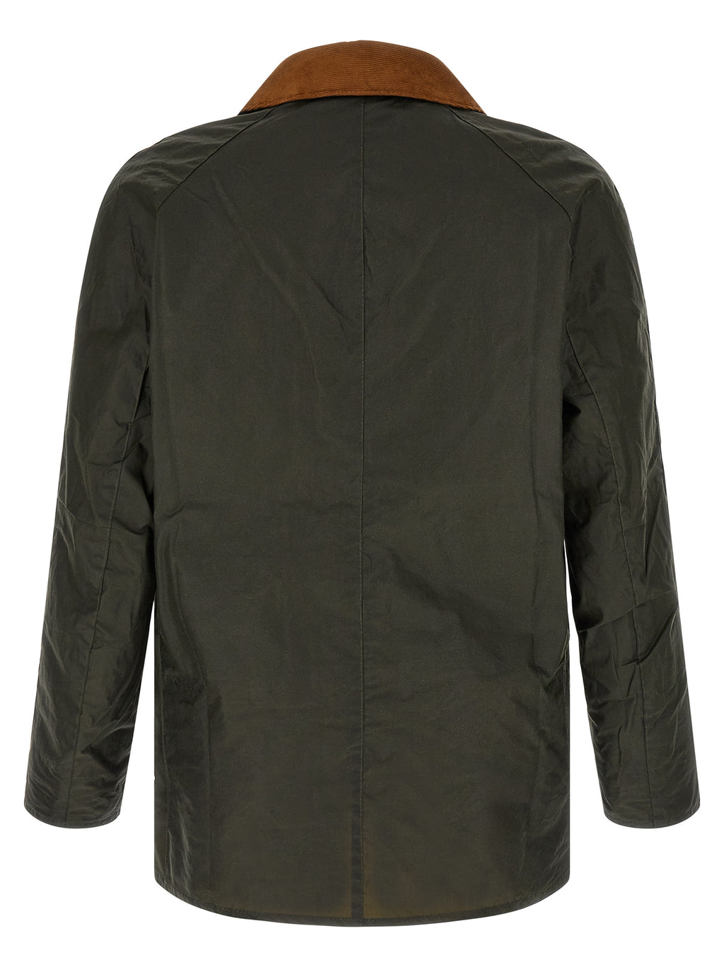 Bicolor Cotton Full-Length Jacket
