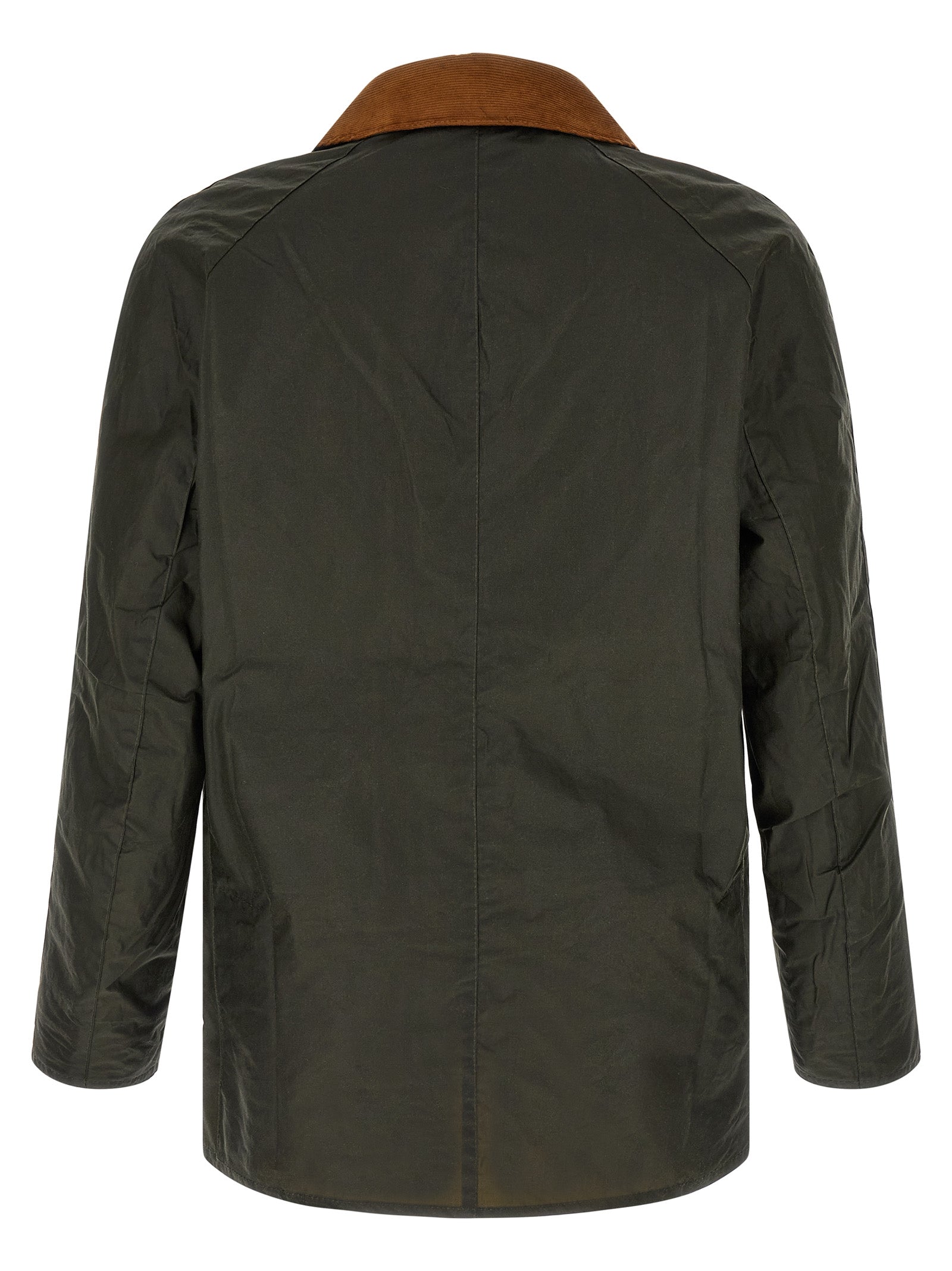 Bicolor Cotton Full-Length Jacket