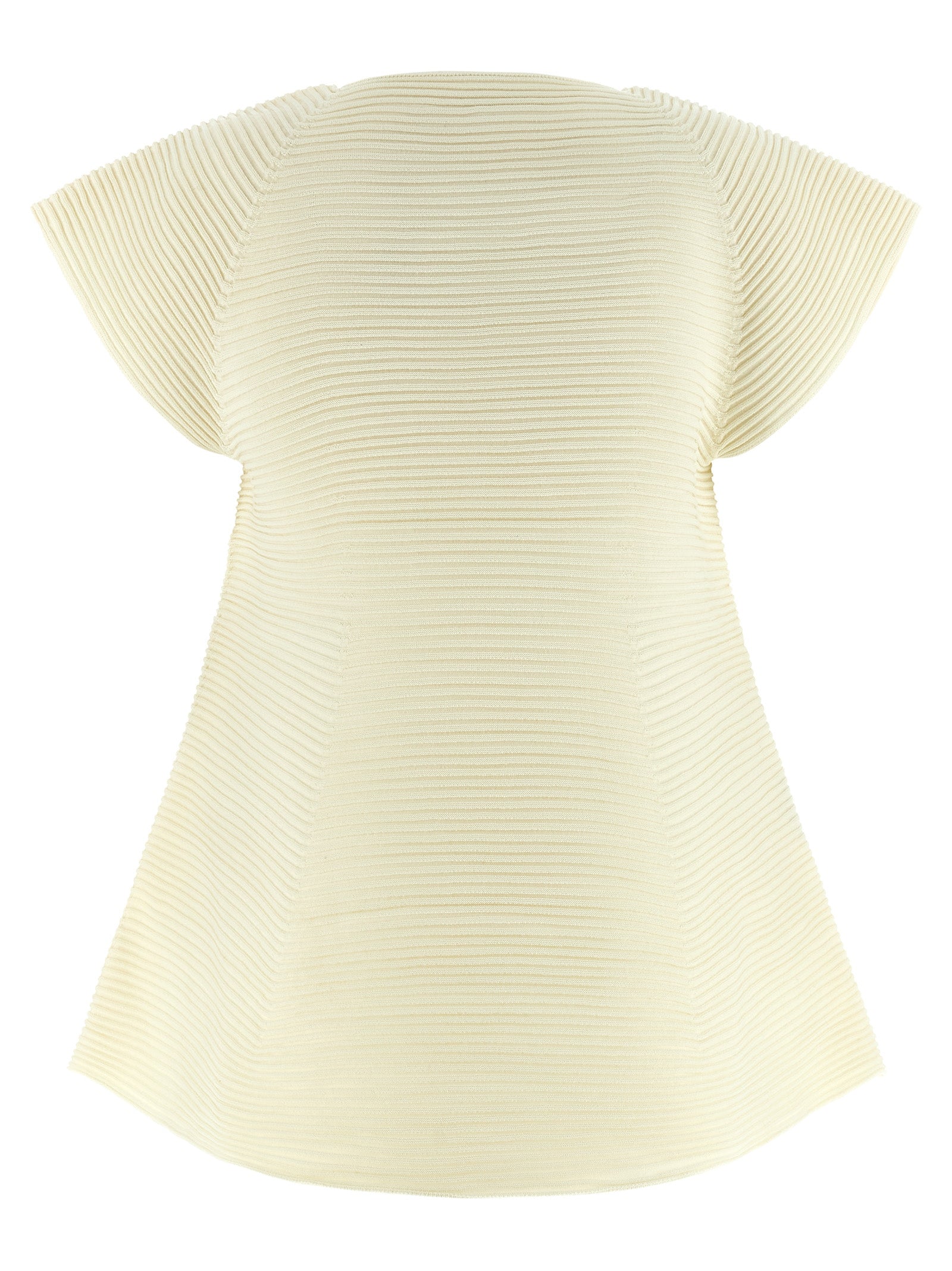 Bicolor Polyester Short Dress