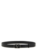 Black Calfskin Regular Belt