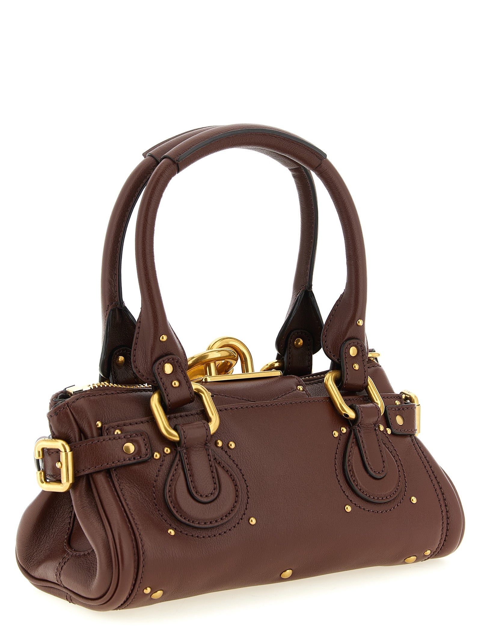 Brown Buffalo Leather Handbag