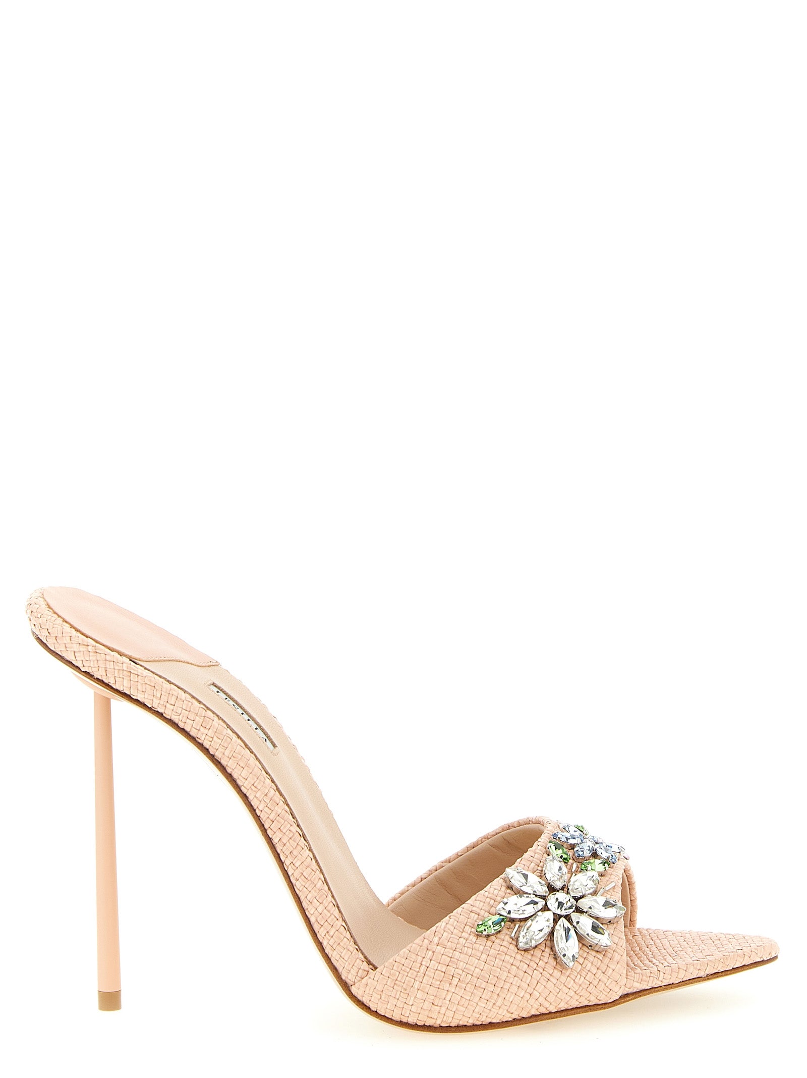 Multicolor Polyamide Stiletto Heel Sandals