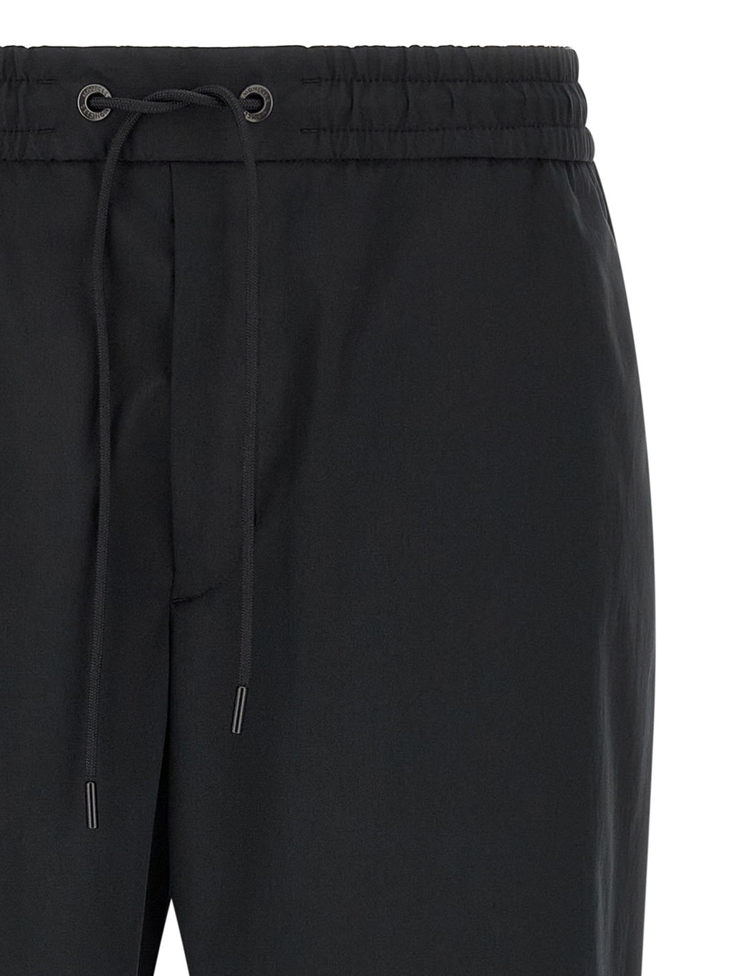 Black Polyester Joggers (Workout Pants)