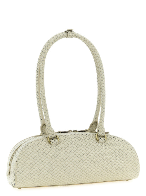 Beige Other Fibres Shoulder Bag