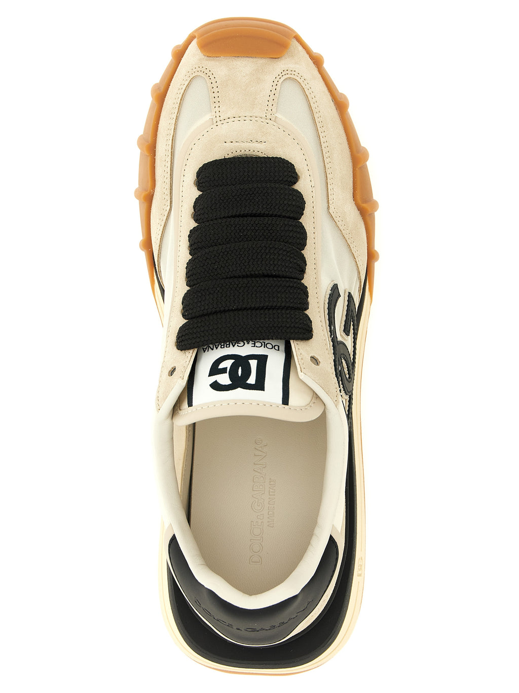 Black Calfskin Athletic Sneakers