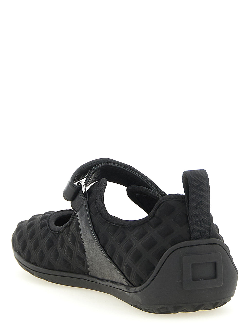 Black Polyamide Ballet Flats